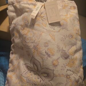 Victoria's Secret Floral Backpack - Cream and Yellow